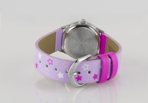 JACQUES FAREL Kinder-Armbanduhr Analog Quarz Mädchen Kunstleder HCC 312 Pferd