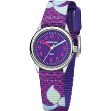 Laden Sie das Bild in den Galerie-Viewer, JACQUES FAREL Kinder-Armbanduhr Analog Quarz Mädchen Textilband HCC 3144 Flosse