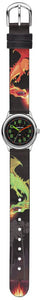 JACQUES FAREL Kinder-Armbanduhr Analog Quarz Jungen Kunstleder HCC 333 Drache