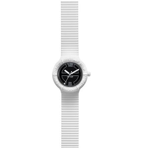 Hip Hop Uhr Armbanduhr Silikonuhr Large vanille / sw HWU0113