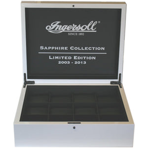Ingersoll Uhrenbox Uhrenkoffer groß für 12 Uhren IN-MB12 weiss