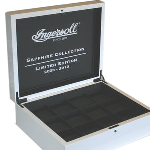 Ingersoll Uhrenbox Uhrenkoffer groß für 12 Uhren IN-MB12 weiss
