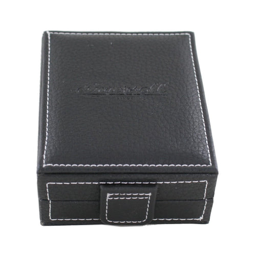 Ingersoll Schmuckbox Feuerzeugbox Leder Etui mittel schwarz