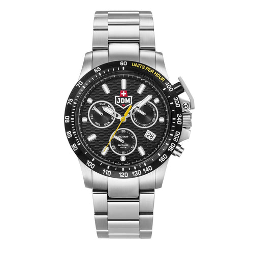 JDM Military Charlie II Herren Uhr Chronograph Analog Quarz JDM-WG017-01