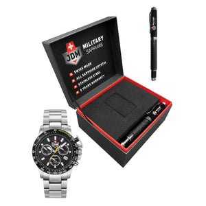 JDM Military Charlie II Herren Uhr Chronograph Analog Quarz JDM-WG017-01