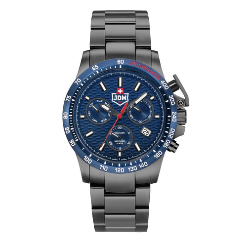 JDM Military Charlie II Herren Uhr Chronograph Analog Quarz JDM-WG017-03