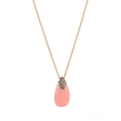 Joop Damen Kette Halskette Silber Zirkonia Coral JPNL90680C420