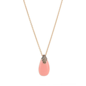 Joop Damen Kette Halskette Silber Zirkonia Coral JPNL90680C420