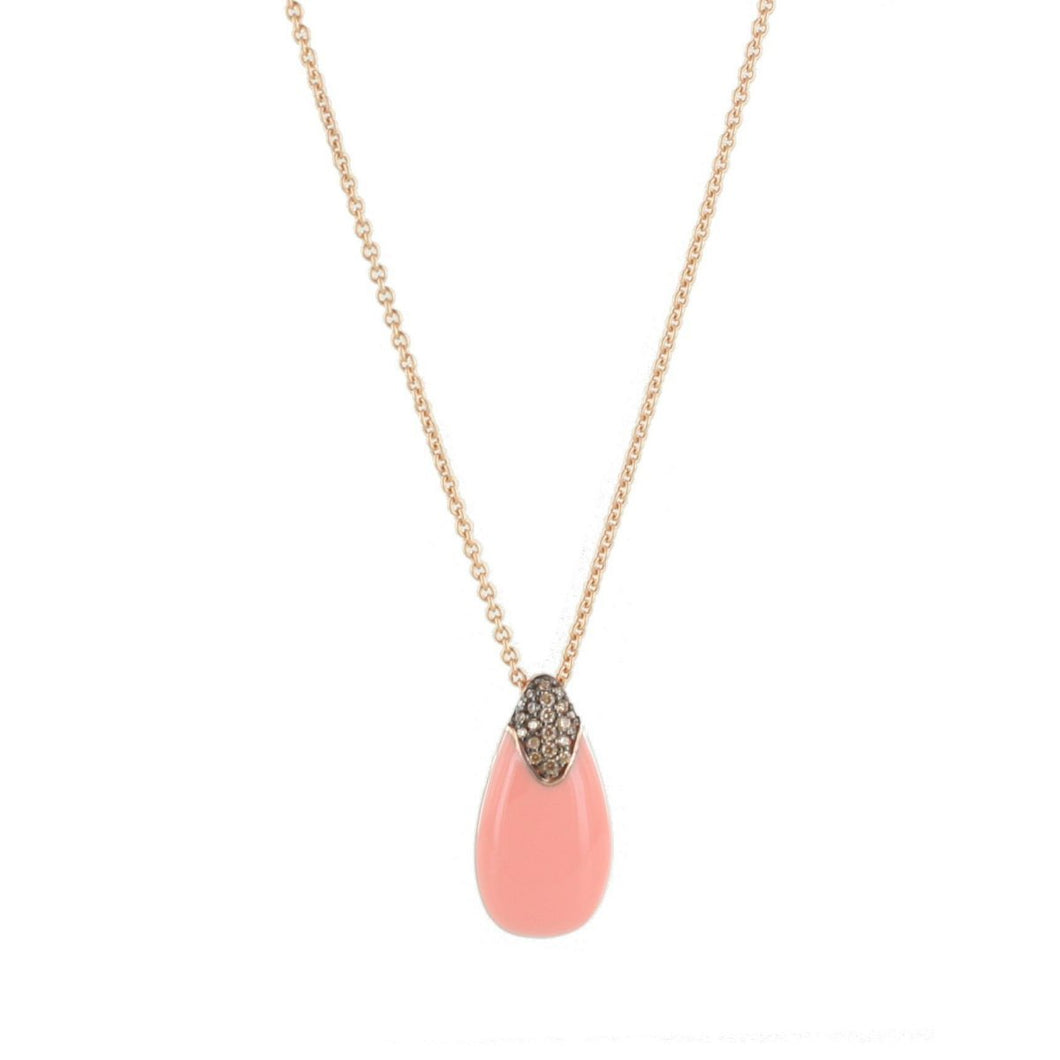 Joop Damen Kette Halskette Silber Zirkonia Coral JPNL90680C420