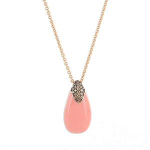 Joop Damen Kette Halskette Silber Zirkonia Coral JPNL90680C420