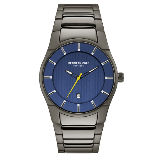 Kenneth Cole New York Herren-Armbanduhr Analog Quarz Edelstahl KC15103012
