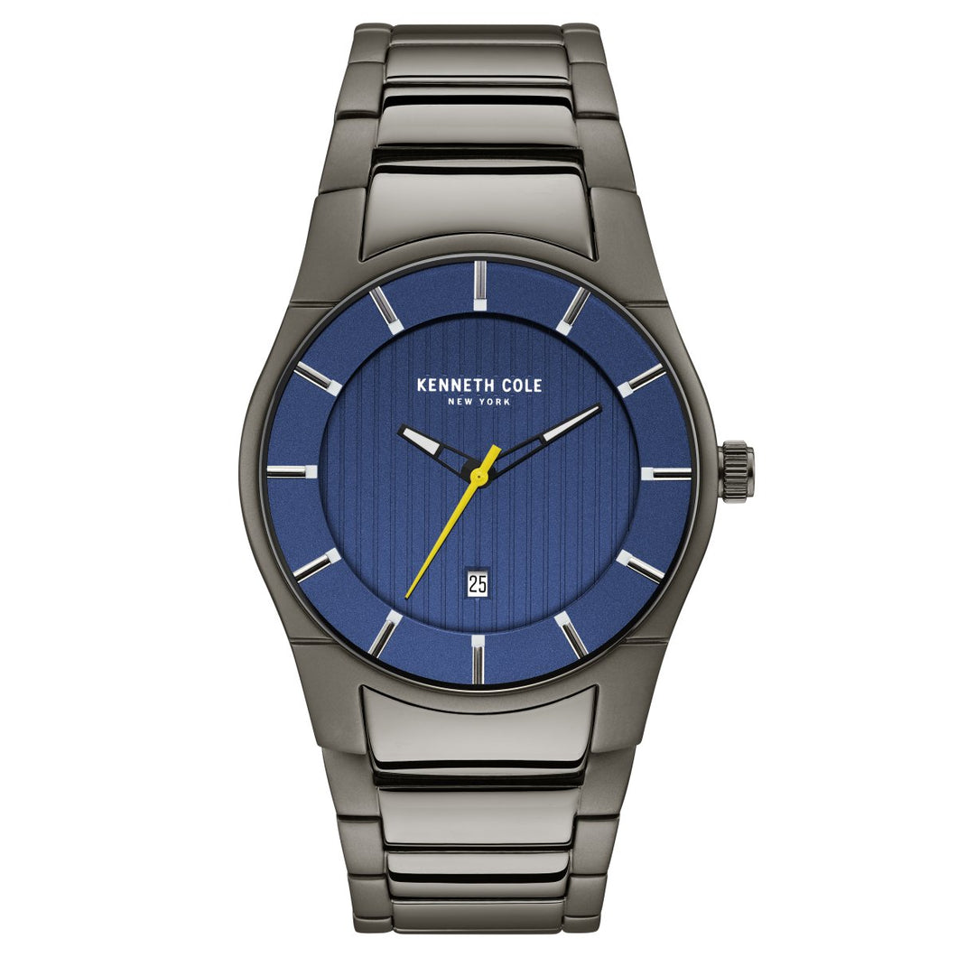 Kenneth Cole New York Herren-Armbanduhr Analog Quarz Edelstahl KC15103012