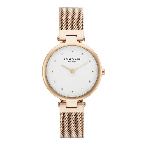 Kenneth Cole New York Damen-Armbanduhr Analog Quarz Edelstahl KC50511003