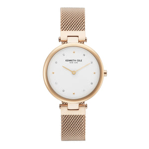 Kenneth Cole New York Damen-Armbanduhr Analog Quarz Edelstahl KC50511003