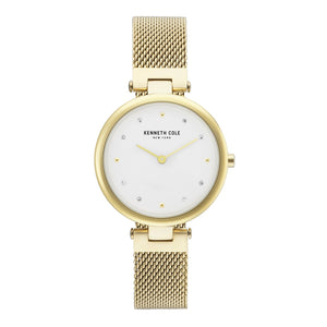 Kenneth Cole New York Damen-Armbanduhr Analog Quarz Edelstahl KC50511002