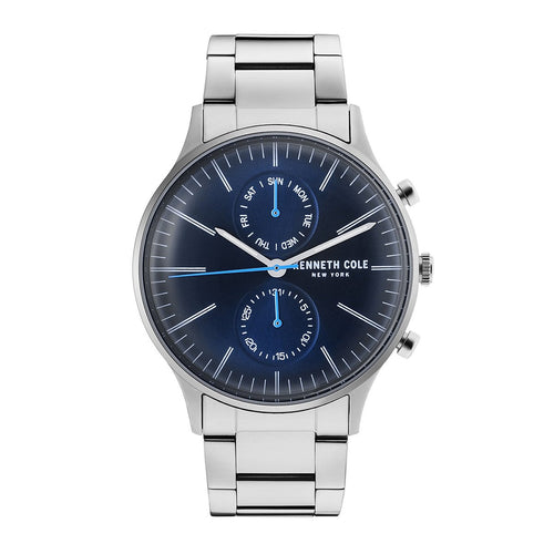 Kenneth Cole New York Herren Uhr Armbanduhr Edelstahl KC50585002