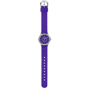 JACQUES FAREL Kinder-Armbanduhr Analog Quarz Jungen Mädchen Textilband KCF 089