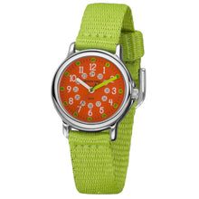 Laden Sie das Bild in den Galerie-Viewer, JACQUES FAREL Kinder-Armbanduhr Analog Quarz Jungen Mädchen Textilband KCF 090