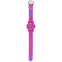 Laden Sie das Bild in den Galerie-Viewer, JACQUES FAREL Kinder-Armbanduhr Analog Quarz Mädchen Silikonband KFW 3222 pink
