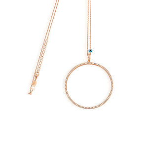 Kurshuni Halskette Kette Torus Silber Roségold KR197C-2