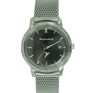 Aristo Messerschmitt Uhr vintage schwarz KR200-AMil Kabinenroller