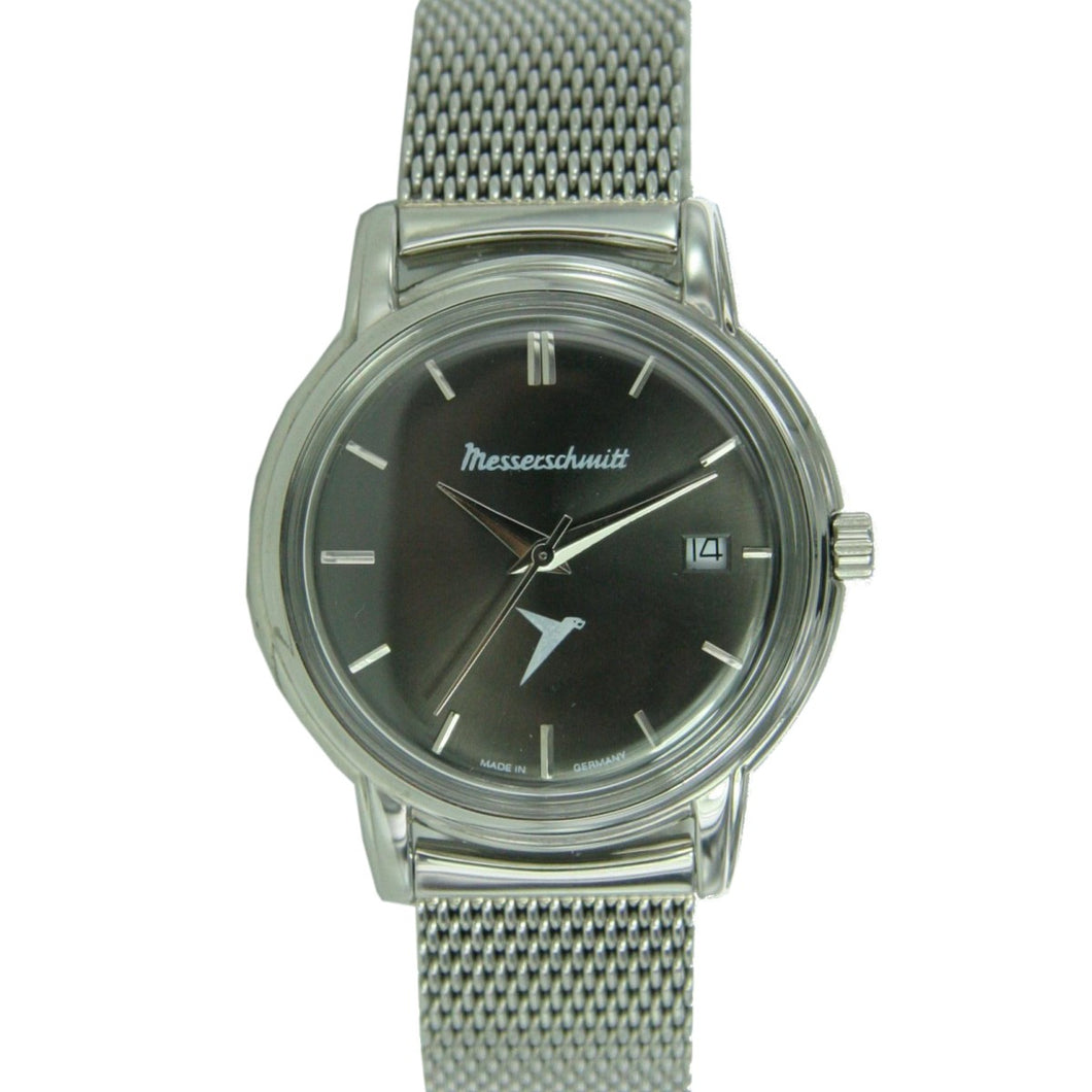 Aristo Messerschmitt Uhr vintage schwarz KR200-AMil Kabinenroller