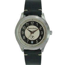 Laden Sie das Bild in den Galerie-Viewer, Aristo Messerschmitt Uhr vintage Kabinenroller KR201-S Leder
