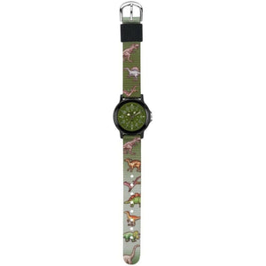 JACQUES FAREL Kinder-Armbanduhr Analog Quarz Dino Jungen Textilband KSB 989