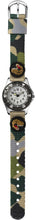 Laden Sie das Bild in den Galerie-Viewer, JACQUES FAREL Kinder-Armbanduhr Analog Quarz Jungen Textilband KWD 4111 T-Rex