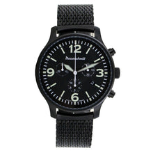 Laden Sie das Bild in den Galerie-Viewer, Aristo Herren Messerschmitt Uhr Flieger Chronograph ME-3H205M-PVD Edelstahl
