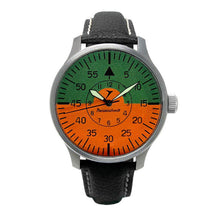 Laden Sie das Bild in den Galerie-Viewer, Aristo Herren Messerschmitt Uhr Fliegeruhr ME-3H271-LB Leder