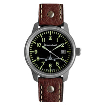 Laden Sie das Bild in den Galerie-Viewer, Aristo Herren Messerschmitt Uhr Fliegeruhr ME-3H6554 Leder