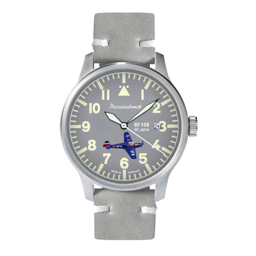 Aristo Herren Messerschmitt Uhr Fliegeruhr ME-42BF108-L Leder
