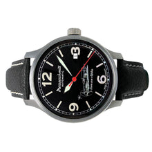 Laden Sie das Bild in den Galerie-Viewer, Aristo Herren Messerschmitt Uhr Fliegeruhr Automatik ME-42Stern-A Leder