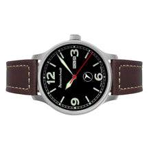 Laden Sie das Bild in den Galerie-Viewer, Aristo Herren Messerschmitt Uhr Fliegeruhr ME-6332-DD1 Leder