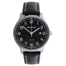 Laden Sie das Bild in den Galerie-Viewer, Aristo Herren Messerschmitt Uhr ME-Dienstuhr Automatik ME-6332RLM Leder