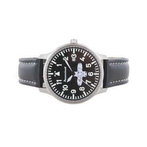 Aristo Herren Messerschmitt Uhr Boxer-Uhr ME-BOXER3 Leder