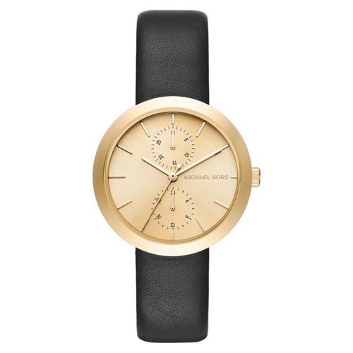 Michael Kors Damen Uhr Armbanduhr GARNER Leder MK2574