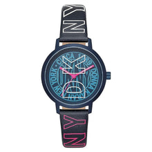 Laden Sie das Bild in den Galerie-Viewer, DKNY Damen Uhr Armbanduhr NY2818 Karan Leder