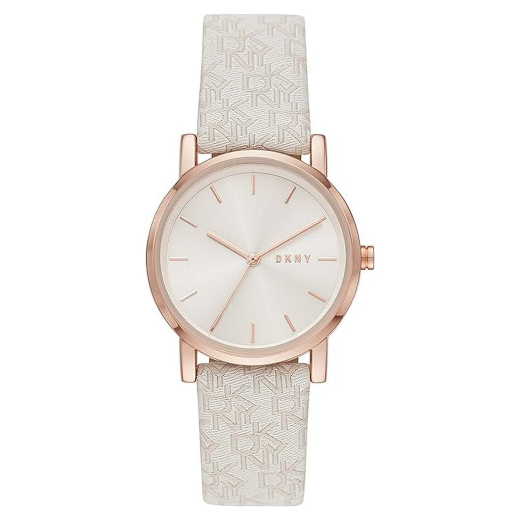 DKNY Damen Uhr Armbanduhr NY2887 Soho Leder