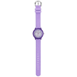 JACQUES FAREL Kinder-Armbanduhr Solaruhr Quarz Mädchen ORSO 3110-1 Lila