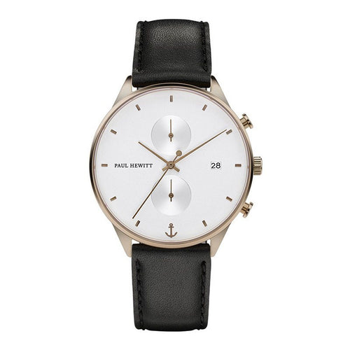 PAUL HEWITT Herren Uhr Analog Quarz Midnight Ocean PH002204 Leder