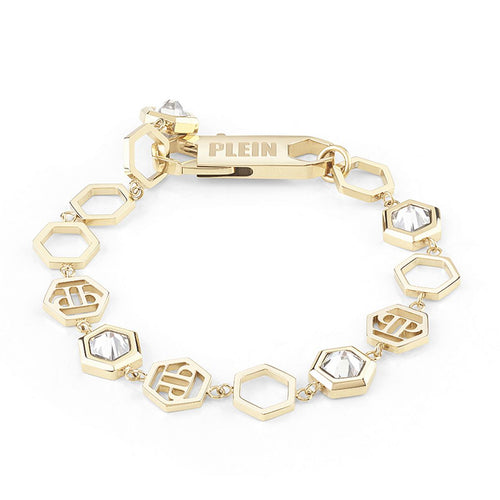 Philipp Plein Damen Armband Edelstahl IP Gold HEXAGON LUX PJ5AA05BU