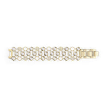 Laden Sie das Bild in den Galerie-Viewer, Philipp Plein Damen Armband Edelstahl IP Gold HEXAGON LUX PJ5AA06BU-1