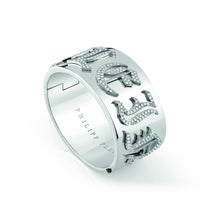Laden Sie das Bild in den Galerie-Viewer, Philipp Plein Damen Armband Armreif Edelstahl silber PP LADY GOTHIC PJ6EA01BU
