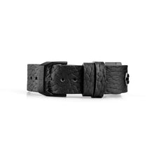 Laden Sie das Bild in den Galerie-Viewer, Philipp Plein Herren Armband Leder Edelstahl IP Gun HEXAGON PJ7AA11BU