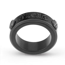 Laden Sie das Bild in den Galerie-Viewer, Philipp Plein Herren Ring Edelstahl IP Gun HEXAGON PJ7AA14R