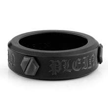 Laden Sie das Bild in den Galerie-Viewer, Philipp Plein Herren Ring Edelstahl IP Gun HEXAGON PJ7AA14R
