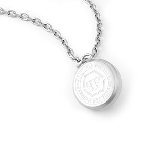 Philipp Plein Herren Kette Halskette Edelstahl silber 3D SKULL PJ8AA01NU