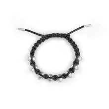 Laden Sie das Bild in den Galerie-Viewer, Philipp Plein Herren Armband Textil Edelstahl silber 3D SKULL PJ8AA18BU